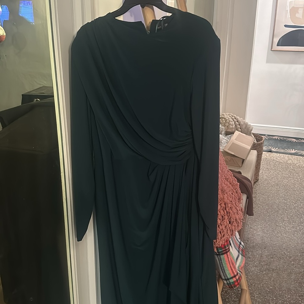 Dark Green Formal Long Dress